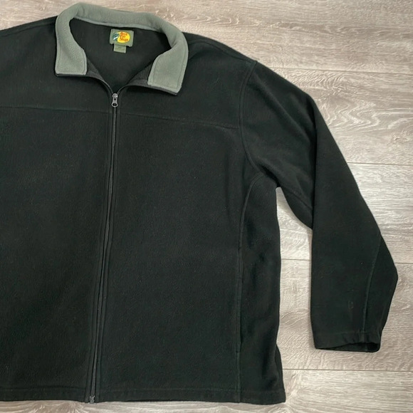 Bass Pro Shops Full Zip Fleece Jacket Black 2XL - Picture 5 of 16